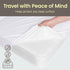 SafeRest Waterproof Mattress Protector Crib Size Absorbent Breathable Soft Fitted Bed Cover with Stretchable Pockets