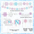 1st Winter Onederland Birthday Decorations Girl, Winter Onederland Banner, Snowflake Photo Garland Highchair Banner
