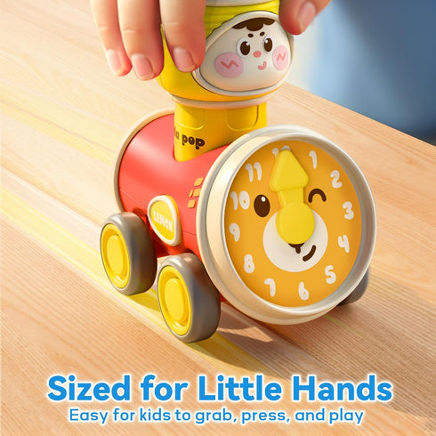 Set 1-3, Set, 1st 6-9-12-18 1 2 3 iPlay, iLearn Press to Go Car Toys for Toddlers Baby Push Go Friction Racing Cars