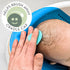 S&T INC. Exfoliating and Massaging Cradle Cap Bath Brushes for Baby, Silicone, 2 Pack in Grey and Teal
