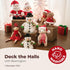 6" Bearington Nick Santa Claus Christmas Stuffed Animals - Soft Christmas Stuffies for Kids with Red and White Hat