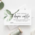 Bliss Collections Diaper Raffle Tickets for Baby Shower, Rustic Greenery, 50 Cards