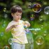 No Spill Bubbles Uncle Bubble Anti-Spill Pals - Set with Panda Bear, Super Solution & 2 Bubble Wands