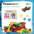 Picasso Toys 116pc Hedgehog Construction Building Blocks Set, Interlock Tiles with Idea Book, STEM Learning Kit for