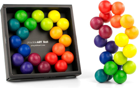 20 PLAYABLE ART Ball, Rainbow