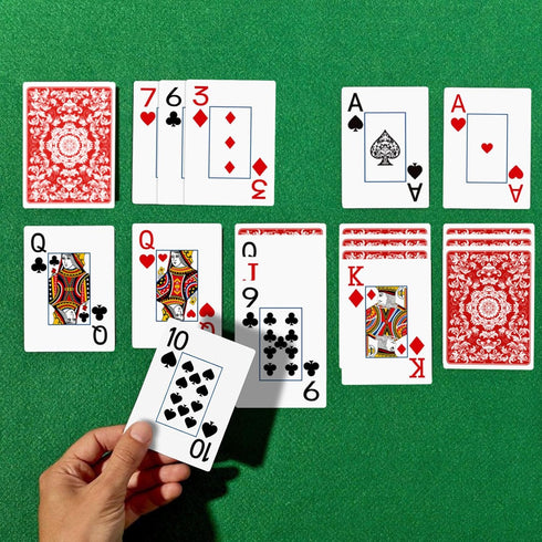 Metsyth 2 Pack,Poker Set,Jumbo Playing Cards,Deck of Cards,Playing Card Cards Large Print Playing Cards for Adults