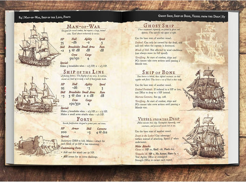 Free League Publishing Pirate Borg Core Rulebook - (2nd Printing) - Hardcover RPG, Naval Themed
