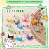 CozyWhimsy 17 (170 Luminous Mini Resin Axolotl Glow Tiny Little Resin Axolotl hides Plastic Animals Digital Garden