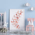 pinkblume Rose Gold Butterfly 3D Wall Decals, DIY Removable Metallic Paper Butterflies for Home Decorations (48PCS)