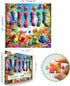 500 20x20 Inch MINIWAN Piece Jigsaw Puzzles for Adults - Funny Parrot & Rainbow Socks Garden Design, Large Piece Unique