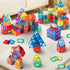100PCS Set 3-5 4-8, 3+ Magnetic Tiles Kids Toys - Magnetic Building Blocks STEM Magnet Building Preschool Learning