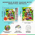 8+ Set 16 2 Bright Stripes iHeartArt Paint by Numbers Kit for Kids Ages | Dogs Day Out Theme | Art with Framed Canvas