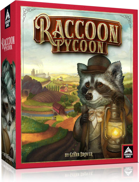 Raccoon Tycoon - Gateway Strategy Board Game for Adults & Family | 2-5 Players | Ages 8+ | Fast, Fun Economic Game