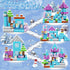 150PCS 3 4 5 6 7 8 9 10 GraceDuck Magnetic Blocks - Magnetic Blocks Build Ice Castle - Magnetics Toys for Montessori