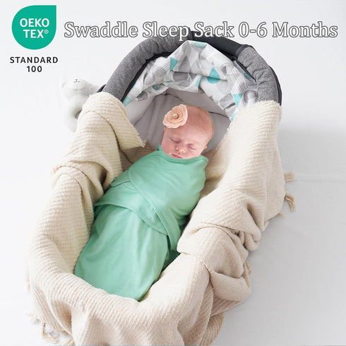 100% 3 Pack 0-3 david's kids Cotton Baby Swaddle Wrap for Months, Soft Swaddle Blanket for Newborn Infant, Adjustable