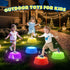 5pcs 3+ Stepping Stones for Kids,Toddler Stepping Stones Indoor & Outdoor, Light up & Music Non-Slip Balance Sensory