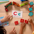 Set 84 Battat Education Wooden Alphabet Train ABC Letter Train Toy with Pieces for Toddlers Educational Color & Shape
