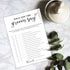 White Theme Bridal Shower Games for 25 Guests, What Did the Groom Say, Wedding Advice Cards, Reception Games, Bride