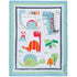 3-Piece Set, Tummy Trend Lab Dinosaur Roar Breathable Crib Bedding Can Be Used As A Blanket Or A Playmat for Time
