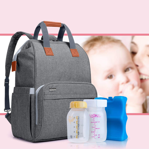 Backpack 2 LUXJA Breast Pump Bag with Compartments for Cooler Bag and Laptop, Breast Pump with Options for Wearing