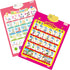 6Pcs Electronic Interactive Alphabet Wall Chart - ABC Learning Toys for Kids, Talking 123s, Animals & Vegetables