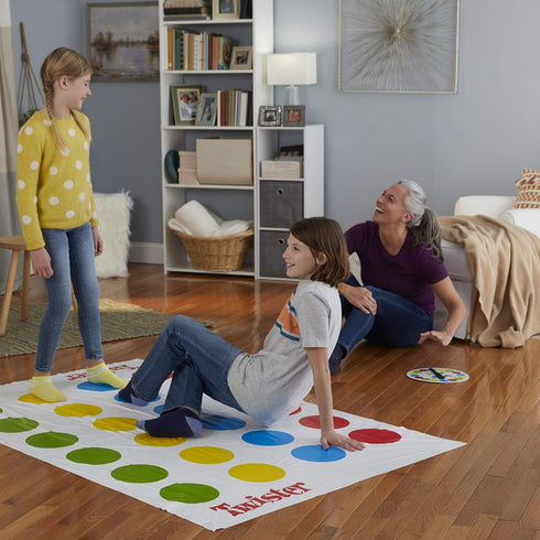 Hasbro Twister Party Classic Board Game for Kids 6 and Up, Indoor Outdoor Game for 2 or More Players