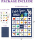 Space Bingo Game, Outer Space Party Bingo Cards for Adults, Space Birthday Favors, 24 Players Bingo Game