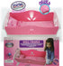 18 Inch (18" Matty's Toy Stop Doll Furniture Wooden Doll Rocking Cradle (Crib) with Pink Pillow & Cushion - Pink/White