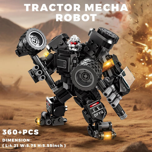 Set, 4 (1463 Transforming Mech Robot Building Blocks Types of Destroy Warrior City Mecha Action Figure with Weapons