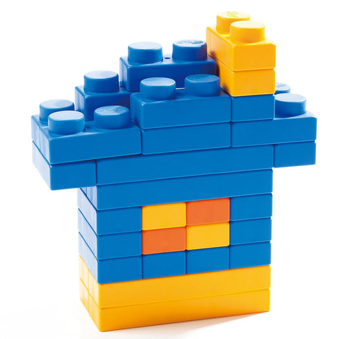 UNiPLAY Basic Soft Building Blocks, Cognitive Development Toy for Ages 3 Months and Up (60-Piece Set)