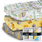 GROW WILD 3 Pack Changing Pad Covers - Soft Stretchy Jersey Cotton for Baby Changing Table, Diaper Covers (Animals &