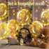 18 Pack 20 Inch, 18) Vinsot LED Bobo Balloons Light Up Balloons Clear Helium Bubble Bobo Glow with String Lights