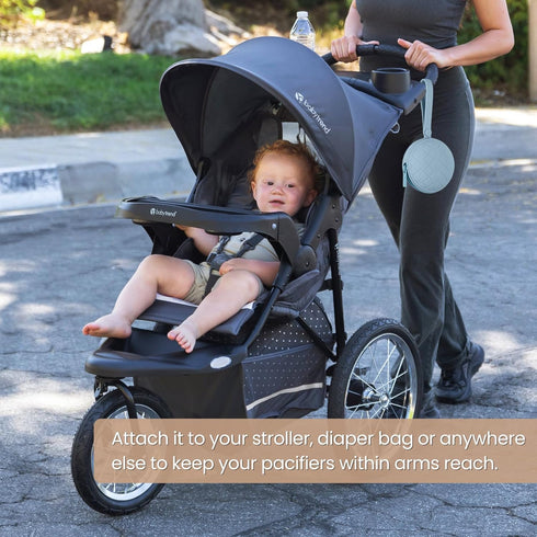 2 Pack Silicone Pacifier Holder Case, Baby Pacifier Holder Pouch for Newborn, Boys and Girls, Portable Silicone