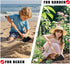 Set, 2Pcs 3 Kids Rake and Shovel Garden Tools Metal Head with Wooden Handle, Great Gardening Gifts for Boys Girls Age
