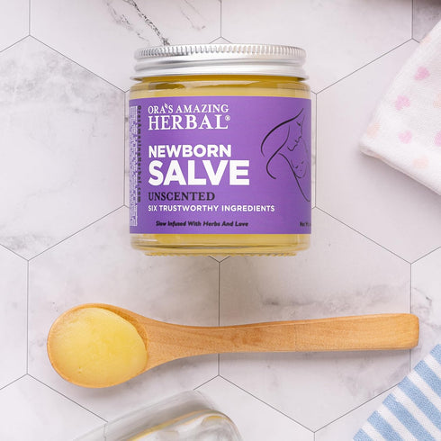 1 4 oz Ora's amazing Herbal, Newborn Salve, Diaper Rash Cream, Calendula Baby Balm, EWG Verified Baby Ointment, Acne