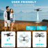 Mini Drone with Camera for Beginners, 1080P FPV Foldable Drone with Stable Altitude Hold and 2 Batteries