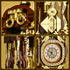 ONITUOFO Set 8+(879PCS) Retro Clock Building for Adults, Vintage Pendulum Model with Rotating Gears, Mechanical