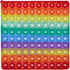 100 Pop It Fidget Toy Rainbow Counting Chart for Kids - Bubble Pop Its - 1st Grade Classroom Must Haves