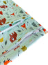 2PCS 14x12In 12x11In Wet Dry Bag for Cloth Diapers, Waterproof Reusable Wet Bag with Zippered Pockets, Washable