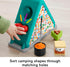 Fisher-Price S’more Shapes Camping Tent Block Sorting Activity, Baby Developmental Toy for Infants Ages 6+ Months