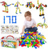 170 Pcs Building Toys for Kids Ages 4-8 with Toy Box Storage, STEM Building Blocks for Creative Activity