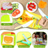 Kids Montessori Cooking Kitchen Toys and Toddler Knife Set, 30 Pcs for Real Cooking and Baking Accessories, Ages 3-10