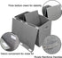 popoly Large Toy Box Chest with Lid, Collapsible Sturdy Toy Storage Organizer Boxes for Kids, Boys, Girls, Nursery,