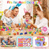 80PCS Mini Animal Erasers for Kids, Bulk Small Toys, 3D Cute Desk Pets, Classroom School Supplies, Party Favors