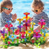 TEMI 91 PCS Flower Garden Building Toy, STEM Educational Activity for Kids Age 3-6, Birthday Gifts for Boys & Girls