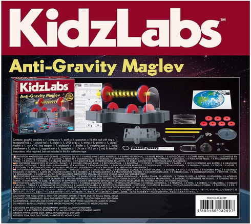 4M Kidzlabs Anti Gravity Magnetic Levitation Science Kit, Educational Gift for Kids & Teens (3686)