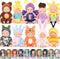Hanaive 10 Pcs 4 Inch Mini Baby Dolls, Lifelike Realistic Tiny Babies with Animal Clothes, Cute Baby Doll Gifts Set