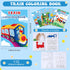 Faccito 24 Pcs Train Coloring Books Bulk Party Favors Trains Mini DIY Art Drawing Book, Drawing DIY Art Painting Color