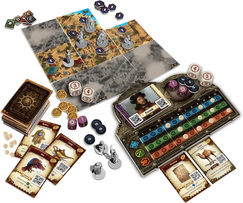 Immersive 14+, 1-3 120-150 Destinies Sea of Sand Board Game Expansion - Storytelling and Adventure for Tabletop