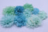 YYCRAFT 12pcs Mint/Aqua Chiffon Lace Hair Flower, Baby Bows for Girls Headband, Crafts, Party Decoration (2"-4.5")